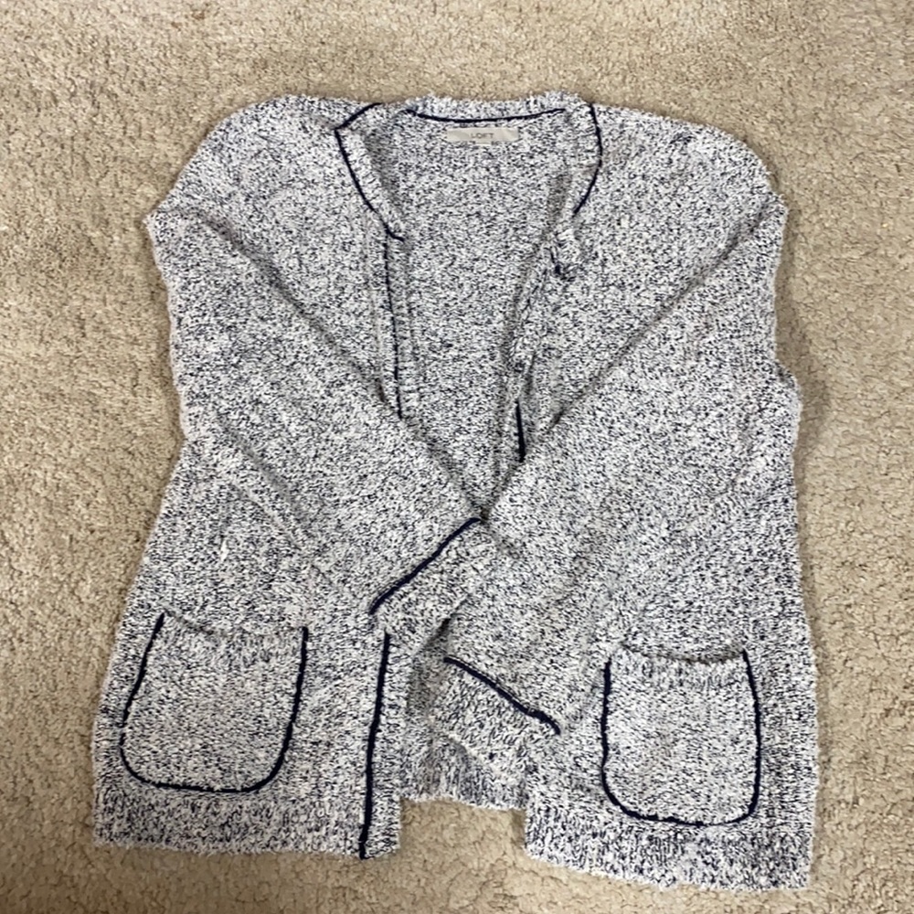 LOFT tweed blend cardigan